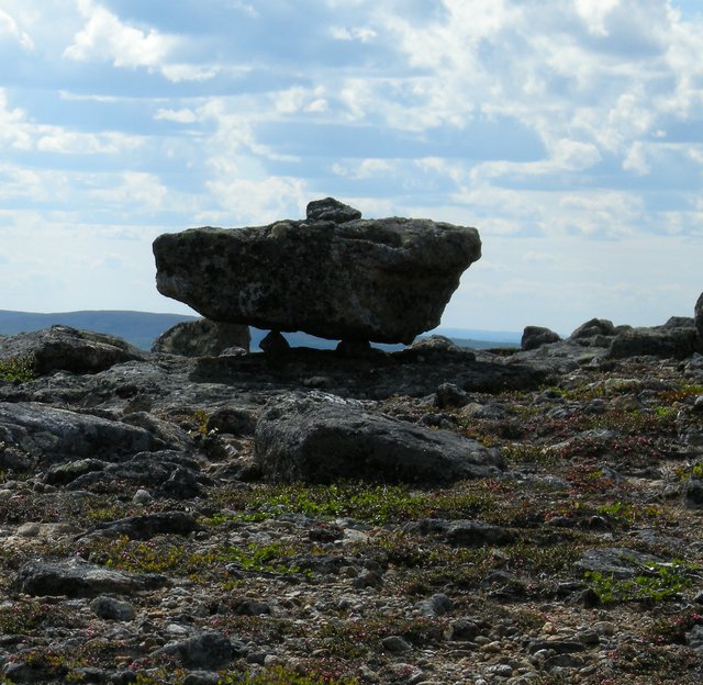 Siirtolohkare, Muotkatunturit heinäkuu 2008