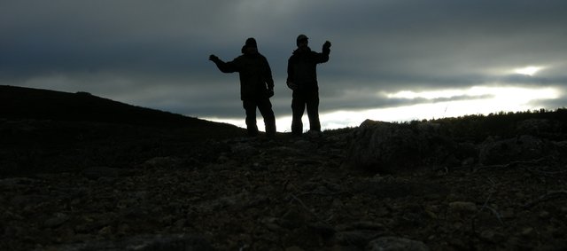 Kaksi vaeltajaa tunturissa, Muotkatunturit heinäkuu 2008