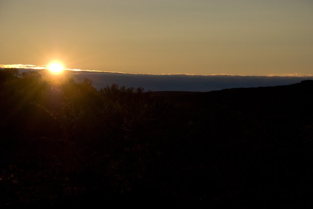 Auringonlasku, Muotkatunturit elokuu 2008